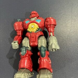 Red and Gray Action Figure Transformers